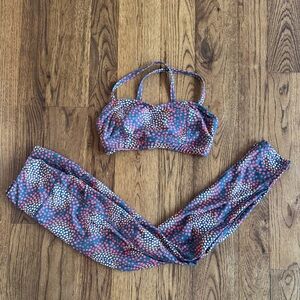 Albion Multicolor Polka Dot small top and bottoms